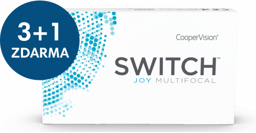 SWITCH Joy Multifocal monthly 3+1 - SPH + SPH Měsíční