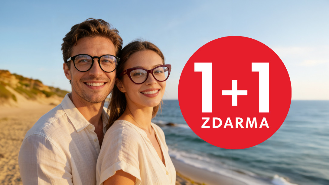 1 + 1 ZDARMA na dioptrické brýle