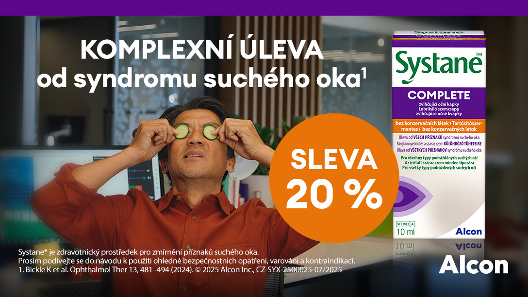 Kapky Systane Complete se slevou - 20%