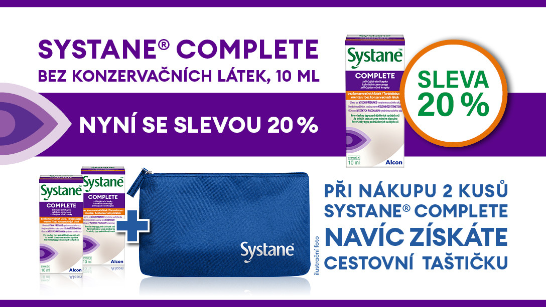 Kapky Systane Complete se slevou - 20%