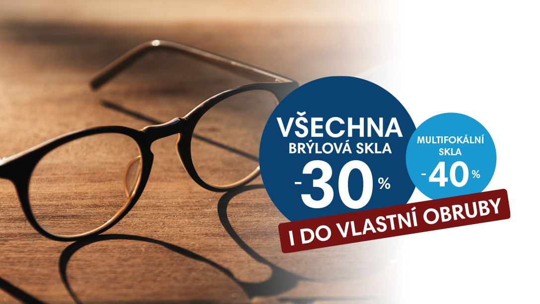 Prémiový týden - Sleva na všechna brýlová skla